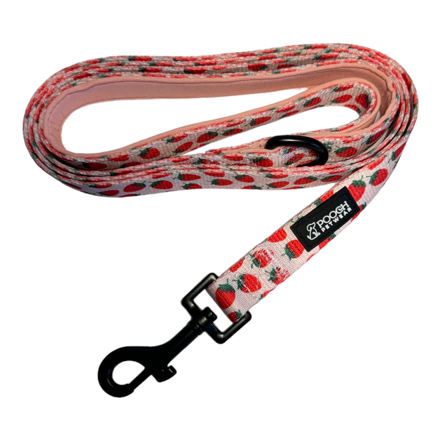 Pooch Petwear Strawberry Complete Walk Set — Matching Harness, Collar & Lead Bundle | XS S M L