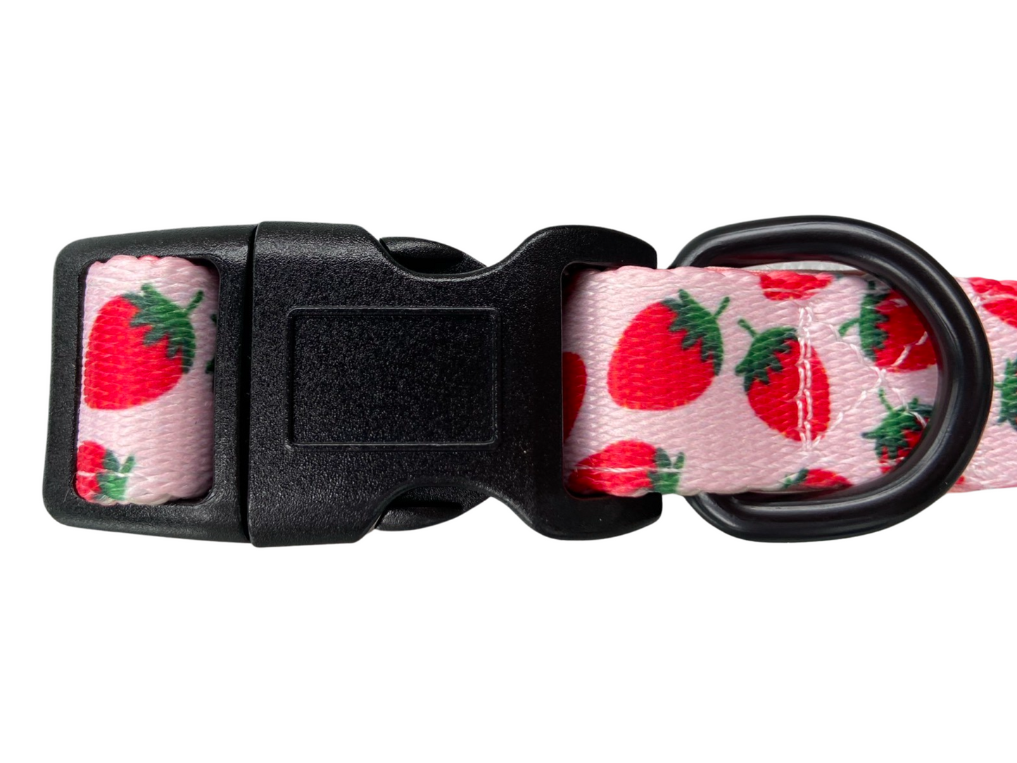 Pooch Petwear Strawberry Starter Pack — Matching Collar & Lead Set | XS S M L
