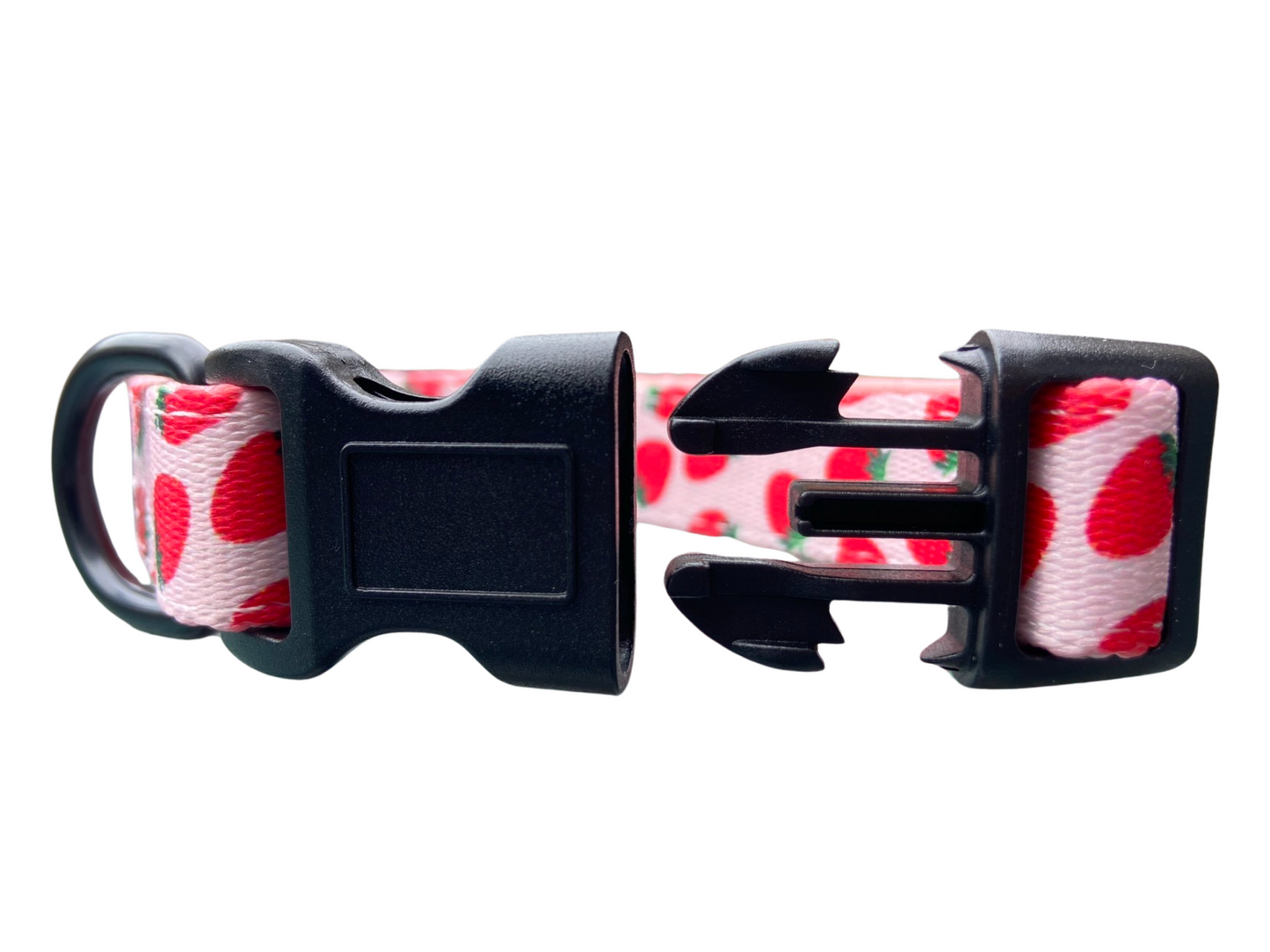 Pooch Petwear Strawberry Starter Pack — Matching Collar & Lead Set | XS S M L